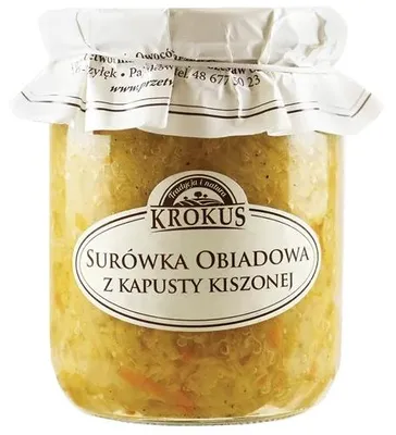 SURÓWKA OBIADOWA Z KAPUSTY KISZONEJ 500 g - KROKUS