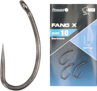 Zdjęcie produktu dla Nash Hook Fang X Barbless 10 szt. 8