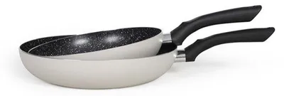 Immagine prodotto di Set di 2 padelle antiaderenti, 24/28 cm, grigio Livoo MEN124GR