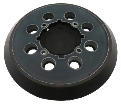 Produktbild von Trade-Shop Schleifteller / Stützteller kompatibel mit Dewalt DWE 6421-B2, DWE 6421-B3, DWE 6421-BR, DWE 6421K, DCW 210B / 8-Loch + 4-Loch, Klett