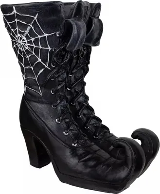 Produktbild von Spooky Hexenstiefel als Trockenvase für Halloween