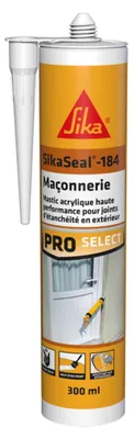 Immagine prodotto di SIKA Sigillante siliconico SikaSeal-184 per muratura - Bianco - 300 ml