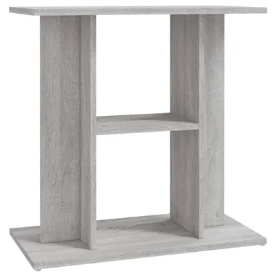 Image de vidaXL Support pour aquarium Gris Sonoma 60x30x60 cm Bois composite
