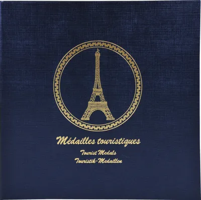 Image de Exacompta Classeur de collection 100 médailles souvenirs 24,5x25 cm Bleu 96114E