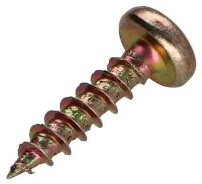 Produktbild von Spanplattenschrauben Rundkopf Pozi N°2 3,5X25 Dichromat