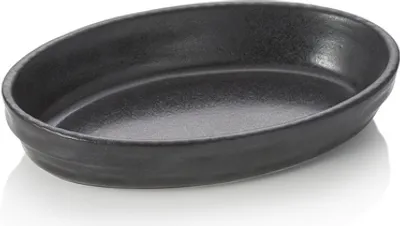 Produktbild von 6x Backform, 24 x 15 x 4,5 cm, schwarz, Porzellan