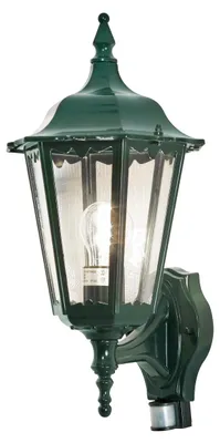 Produktbild von Konstsmide Wandleuchte Firenze | grün | Bewegungsmelder | outdoor | 7236-600, 22 x 29 x 48 cm