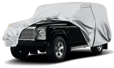 Image de Housse de protection imperméable pour Land Rover Defender 110, modèle de 1990 à 2016, couleur grise