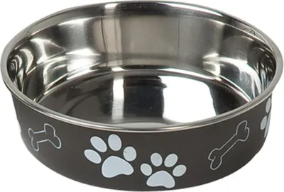 Zdjęcie produktu dla Miska ze stali nierdzewnej Karlie Ascar 21 cm 1500 ml czarna