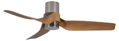 Obrázek produktu pro Energeticky úsporný stropní ventilátor s dálkovým ovládáním Nautica Nickel 132 cm