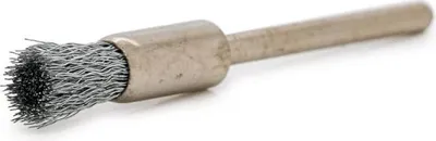 Image de Brosse d'extrémité, Acier, Ø 5 x 8 mm, Fil Ø 0,1 mm, Axe HP