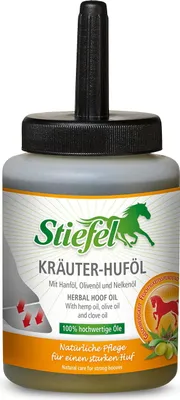 Immagine prodotto di Olio per zoccoli alle erbe Stiefel, 450 ml con pennello non colorato, taglia unica, taglia unica