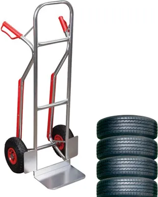 Produktbild von Toolland Trolley, mit Sicherheitsgriffen, Aluminium, silber, Tragfähigkeit 150 kg