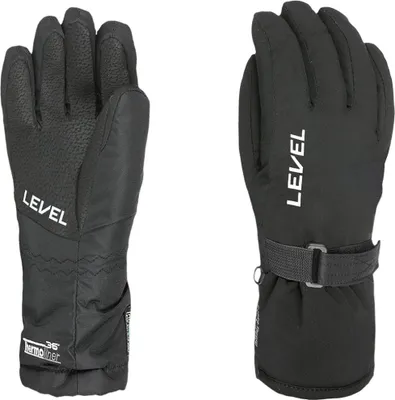 Produktbild von LEVEL Junior Kinder Finger Skihandschuhe schwarz 9-10J