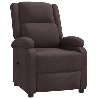 Image de Fauteuil Relax Tissu Marron Foncé