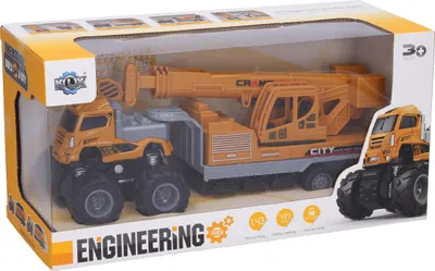 Zdjęcie produktu dla Traktor z dźwigiem metal/plastik 27,5 cm