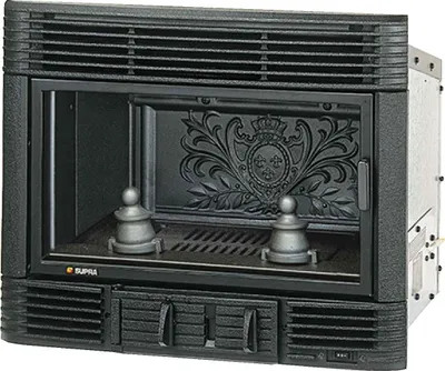Image de Insert à bois 6kw noir - Supra - 634 - turbo
