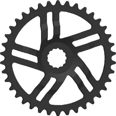 Image de Esjot Gearmtwaldgen. 3 NW 38T CL47.5 50,5 DM 3 mm noir