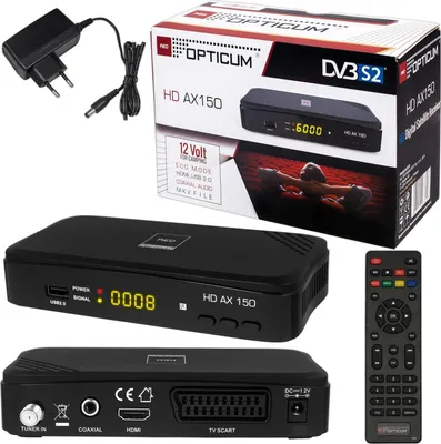 Zdjęcie produktu dla Odbiornik satelitarny RED Opticum AX150 "Z PVR"