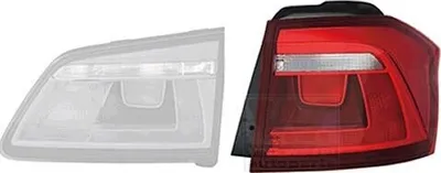 Produktbild von VAN WEZEL Rückleuchte Heckleuchte Rechts Äusserer für VW Golf Sportsvan (AM1, AN1)
