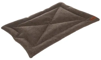 Produktbild von Purlov 24593 Zusammenklappbares Hundebett, Filz, 77 x 59 cm, braun