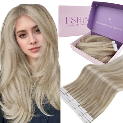 Zdjęcie produktu dla Pasemka do przedłużania włosów, 12 cali, kolor blond, pasemka