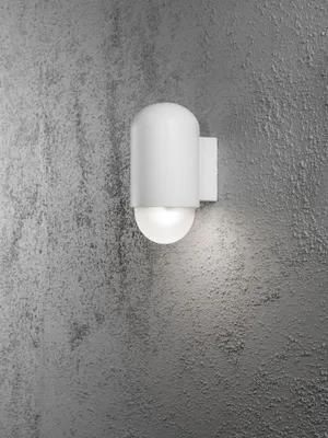 Produktbild von Konstsmide Sassari High Power LED Wandleuchte - weiß lackiertes Aluminium, opales Acrylglas; 7525-250