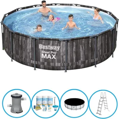Zdjęcie produktu dla Bestway - Pool Steel Pro MAX - Pakiet basenowy - 427x107 cm