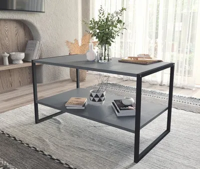 Obrázok produktu pre DUREN 50*90 konferenčný stolík antracit