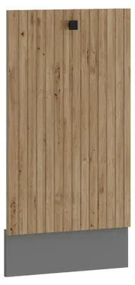 Produktbild von Frontblende vollintegrierten Geschirrspüler 45cm Küche AVA Artisan Lamellenoptik