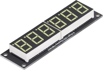 Produktbild von LED-Anzeige Digitalröhre 6-stellig 7 Segment Dezimal Weißlicht Digitalanzeige Modul