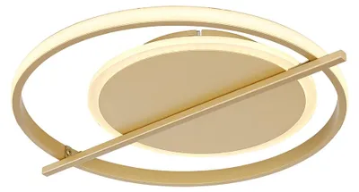 Produktbild von LED Deckenleuchte, Metall, Goldfarben, B 36 cm
