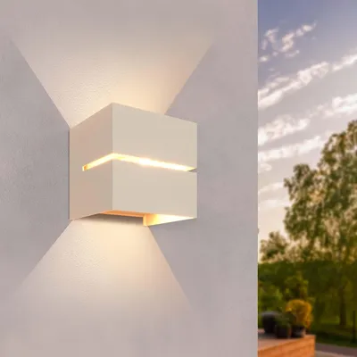 Produktbild von Ledvion LED Wandlampe Beige 3W Up Down IP54