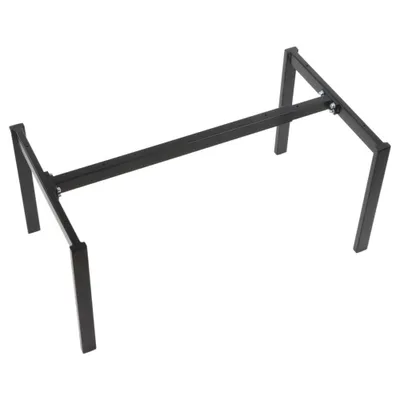 Immagine prodotto di Base in metallo / struttura tavolo NY-L04, per ufficio, hotel, ristorante, bar, casa, dimensioni 80-130x50x42 cm, nero