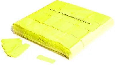 Produktbild von Magic FX Slowfall UV Konfetti 55x17mm - Fluo Gelb 1kg