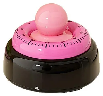 Produktbild von Visueller Timer, Magnetischer 60-Minuten Countdown Timer mit Lautem Alarm aus Edelstahl und ABS für Kinder Küche Studie Arbeit