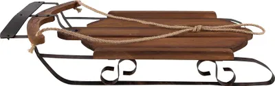 Immagine prodotto di Clayre & Eef Decorazione Slitta 71x39x14 cm Legno marrone