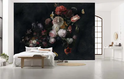 Obrázek produktu pro Komar netkaná tapeta "Amsterdam Flowers" - rozměr: 350 x 250 cm (šířka x výška), 7 panelů