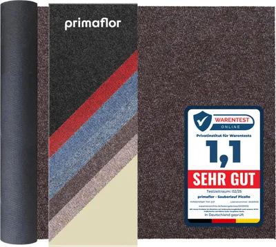 Produktbild von Primaflor Sauberlauf PICOLLO - Braun - 2,00m x 24,50m