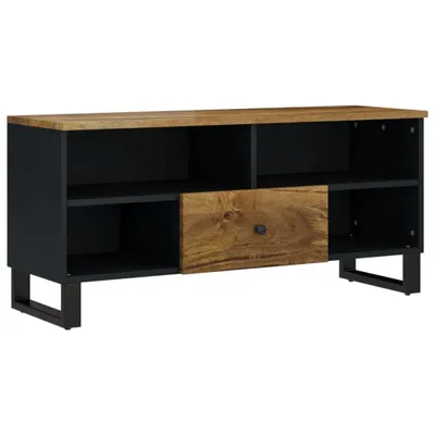 Zdjęcie produktu dla vidaXL Szafka pod TV 100x33x46 cm lite drewno mango i materiał drewnopochodny