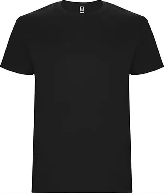 Produktbild von Roly CA6681 | Stafford T-Shirt - Doppellagiger Rundhalskragen - Farbe: Black 02 - Größe: 4XL