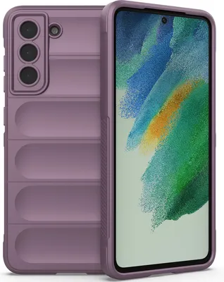 Produktbild von Galaxy S21 FE 5G Hülle, Weich TPU Silikon Stossfest Anti-rutsch Schutzhülle für Samsung Galaxy S21 FE 5G Lila