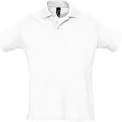 Obrázek produktu pro Pánská polokošile SOLS Summer II Pique s krátkým rukávem PC318 (M) (bílá)