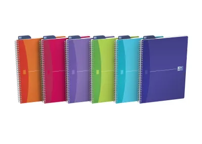Zdjęcie produktu dla Oxford 100101864 "My Colours" bloczek szkolny, DIN A4, w kratkę, 90 kartek