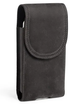 Immagine prodotto di Custodia per cellulare da uomo con portacarte, in vera pelle, compatibile con i modelli Samsung S20 fino a S25