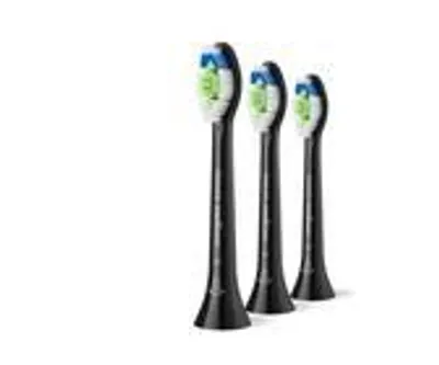 Zdjęcie produktu dla Philips Optimal White HX6063/88 Końcówki szczoteczki w zestawie 2+1, 3 szt., Czarny, 3 mies., Średni, 62000 ruchów na minutę, Philips