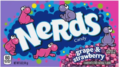 Produktbild von Nerds Grape & Strawberry (12 x 141g)