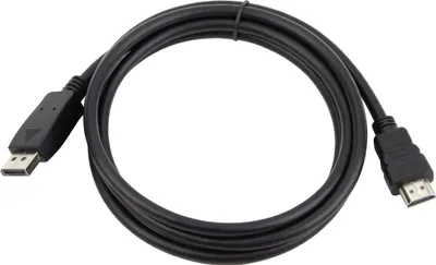 Produktbild von Gembird DisplayPort - HDMI, 1.8m, 1,8 m, DisplayPort, HDMI Typ A (Standard), Männlich, Männlich, Schwarz