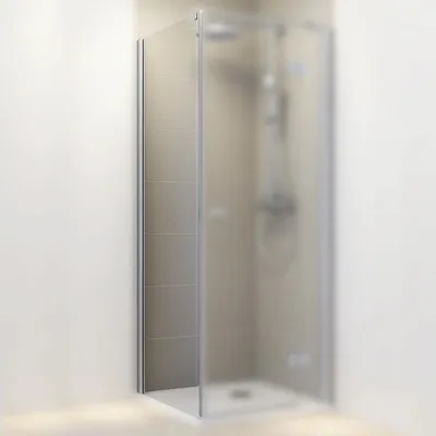 Produktbild von Seitenwand für Drehtür Schulte MasterClass 80 cm Anschlag links Klarglas Profilfarbe chrom