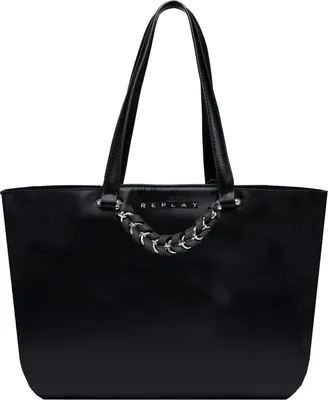 Produktbild von REPLAY Schultertasche Shopper Black schwarz